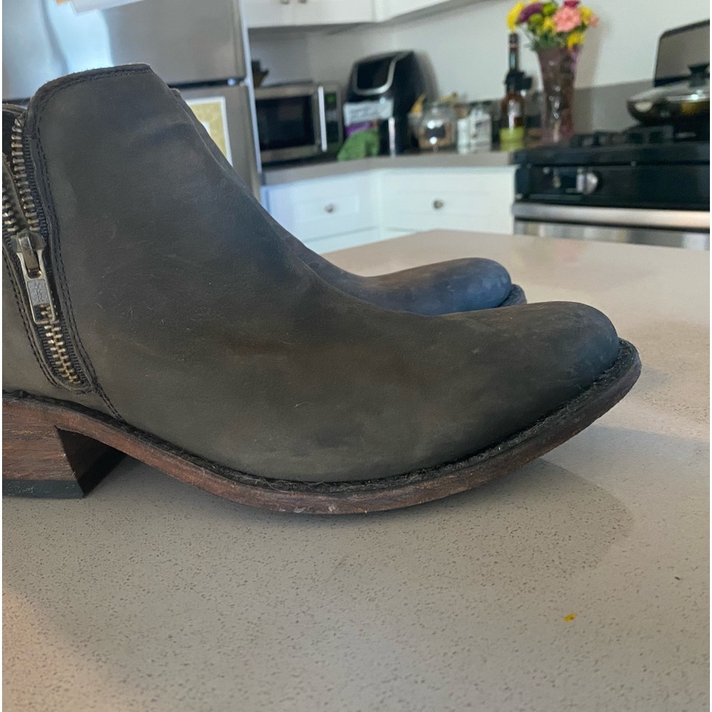 Liberty Black custom leather boot’s original price $ 395 only worn twice-